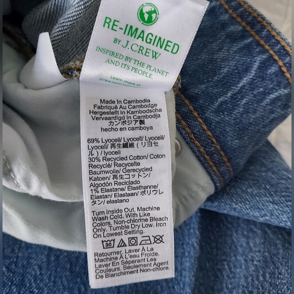 J. Crew NWT Blue Flare & Wide Leg Women's Jeans, Size 25 - Picture 7 of 11